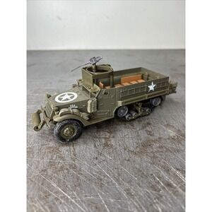 New Ray 1:32 WWII US Halftracks Troop Carrier Plastic Tank With Gun Untested